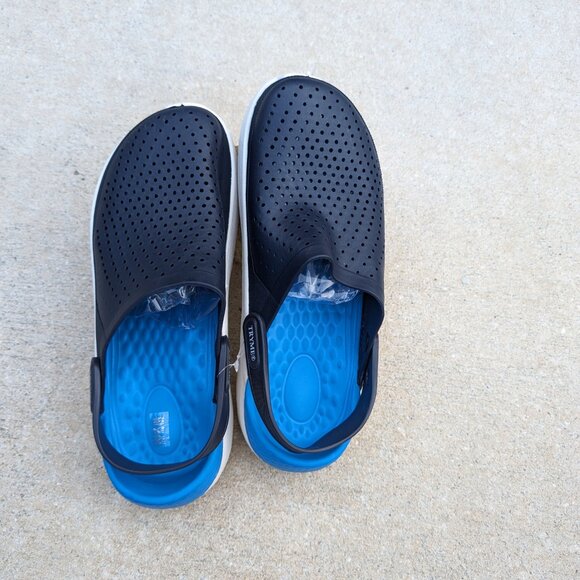 Unisex Classic Clogs Sandals with Back Strap Water Friendly Slipper(Red/Neon) - Picture 7 of 15